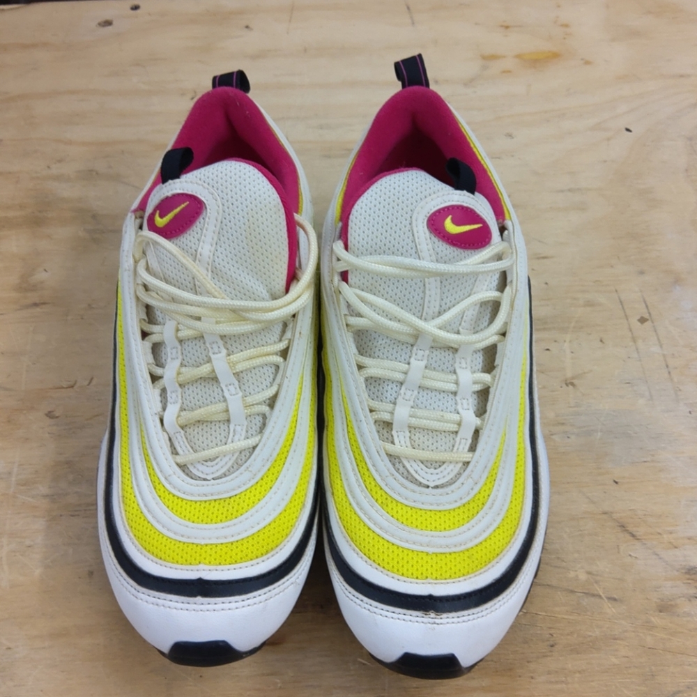 Nike air max 97 white pink rush black